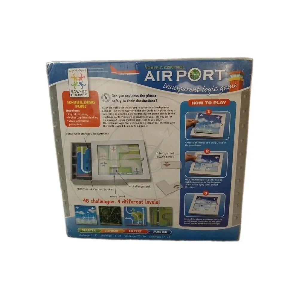 Traffic Control Airport Transparent Multi Level Logic Game Smart Games 24 Maps